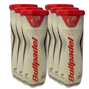 Bullpadel Premium Pro Balls – 6 pack (ZAR 135 per sleeve)